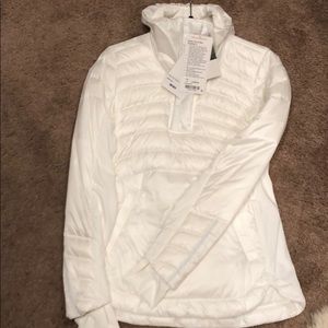 Lululemon Down For A Run Jacket NWT 6 pearly white
